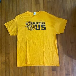 Nashville Predators 2016 NHL Stand With Us t-shirt XL